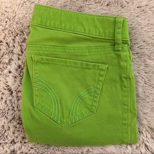 🎉HP🎉 Lime Green Hollister Jeans